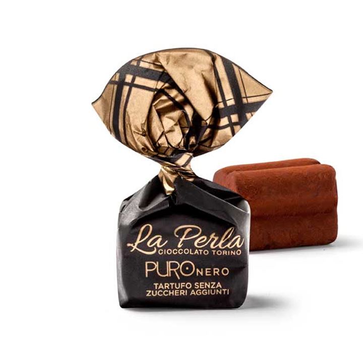 Bild på Mörk chokladtryffel med hasselnötter - sockerfri