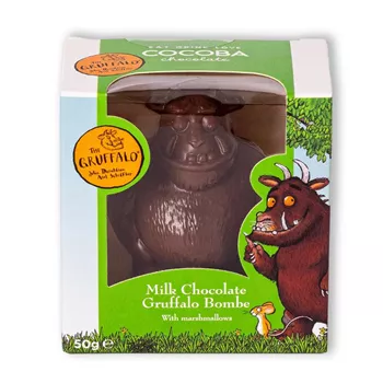 Gruffalo chokladbomb med marshmallows för varm choklad