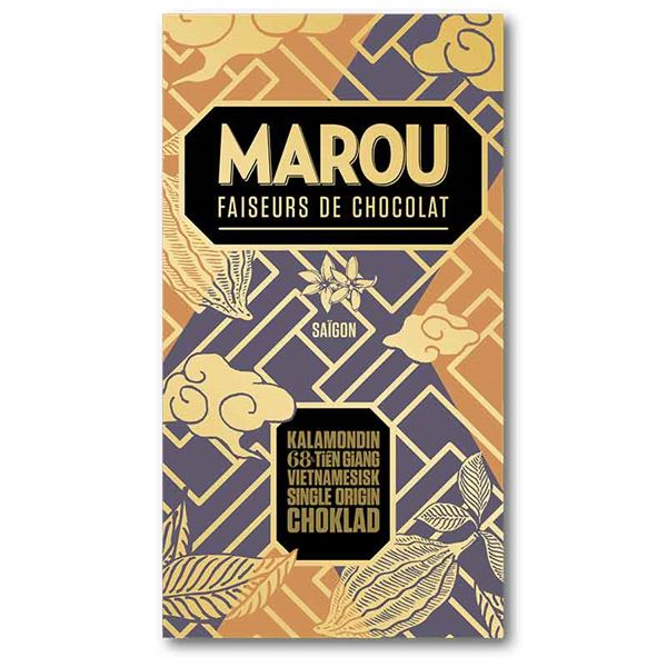 Mörk choklad med kalamondincitrus 68%