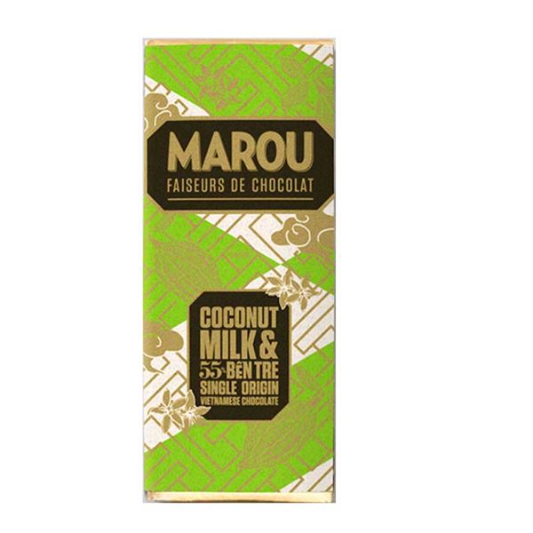 Mörk mjölkchoklad med kokosmjölk 24g - 55%