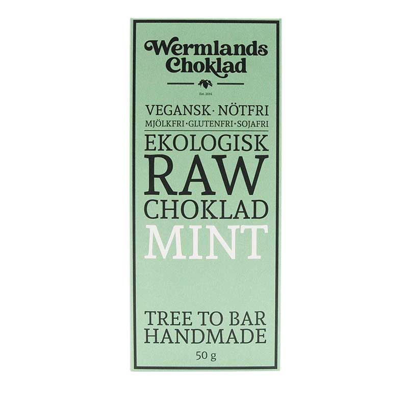 Rawchoklad Mint & Kakaonibs