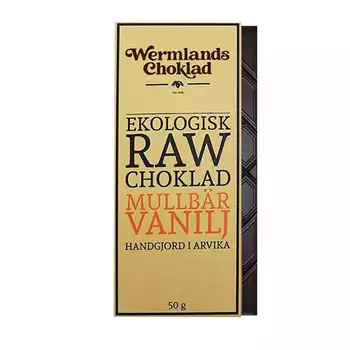 73% rawchoklad med mullbär & vanilj