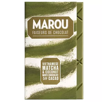 40% vit choklad med matcha & kokos – 80g