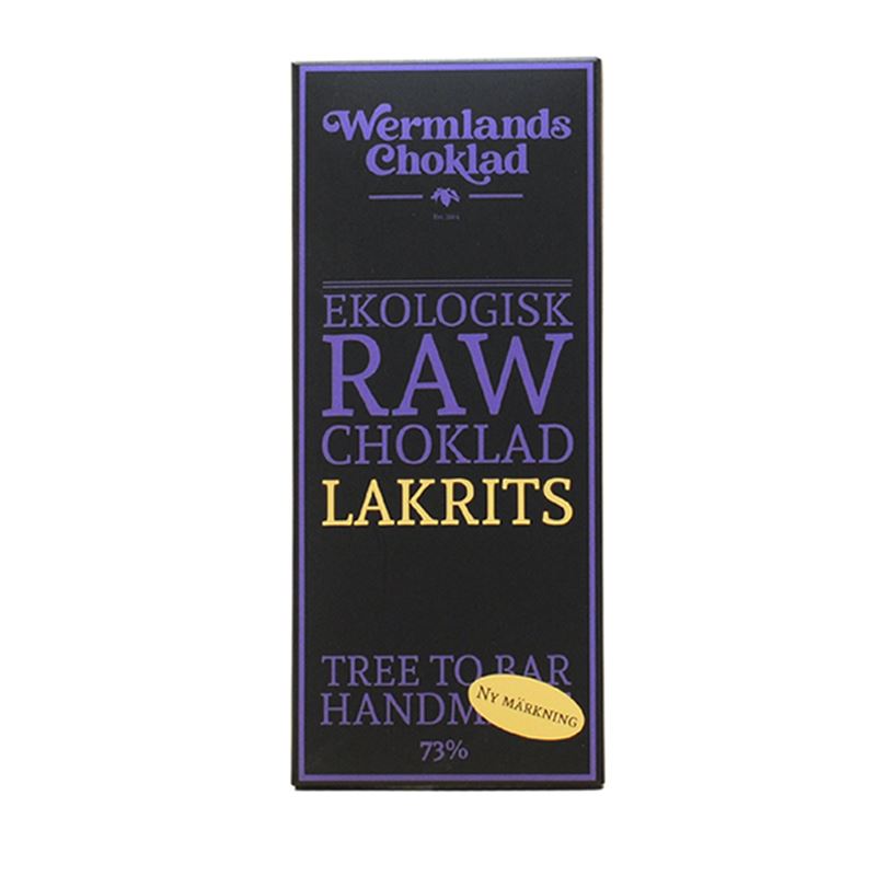 Rawchoklad lakrits 73%