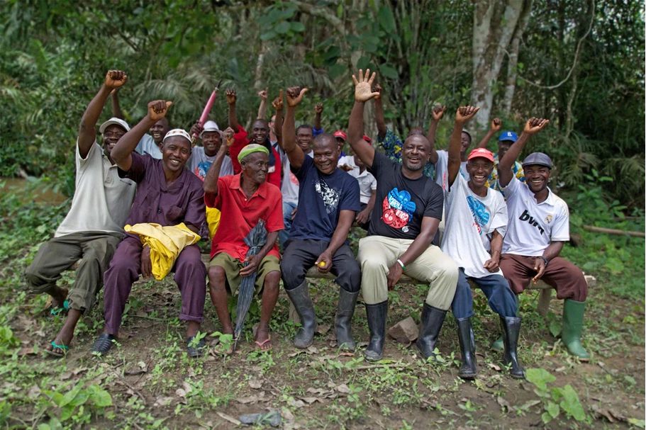 Colanötsbönder i Sierra Leone