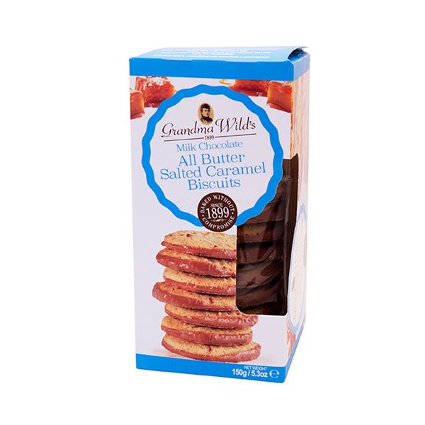 All butter salted caramel biscuits – 150g
