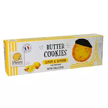 Shortbread med citron & mandel – 150g