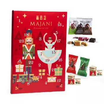 Julkalender med exklusiv nougat & choklad
