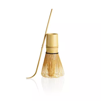 Matcha tillbehör – bambuvisp & bambuspatel