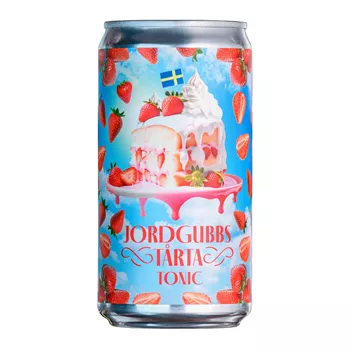 Jordgubbstårta tonic – 25cl