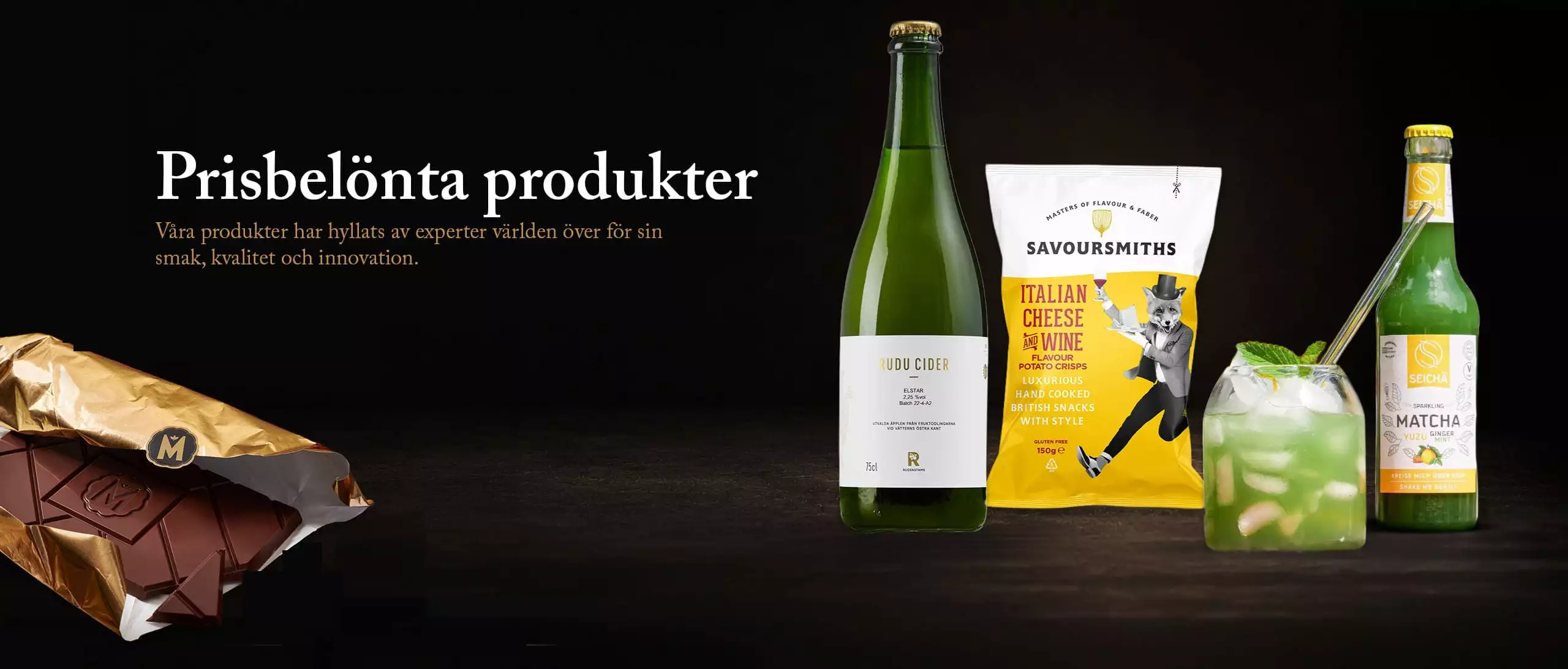 Vårt prisbelönta sortiment
