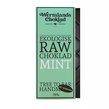 73% rawchoklad med mint & nibs