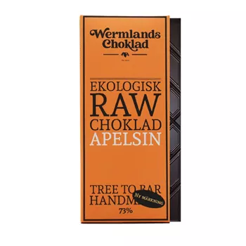 73% rawchoklad med apelsin & nibs