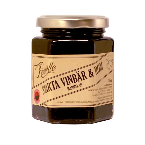 Marmelad med svarta vinbär & rom