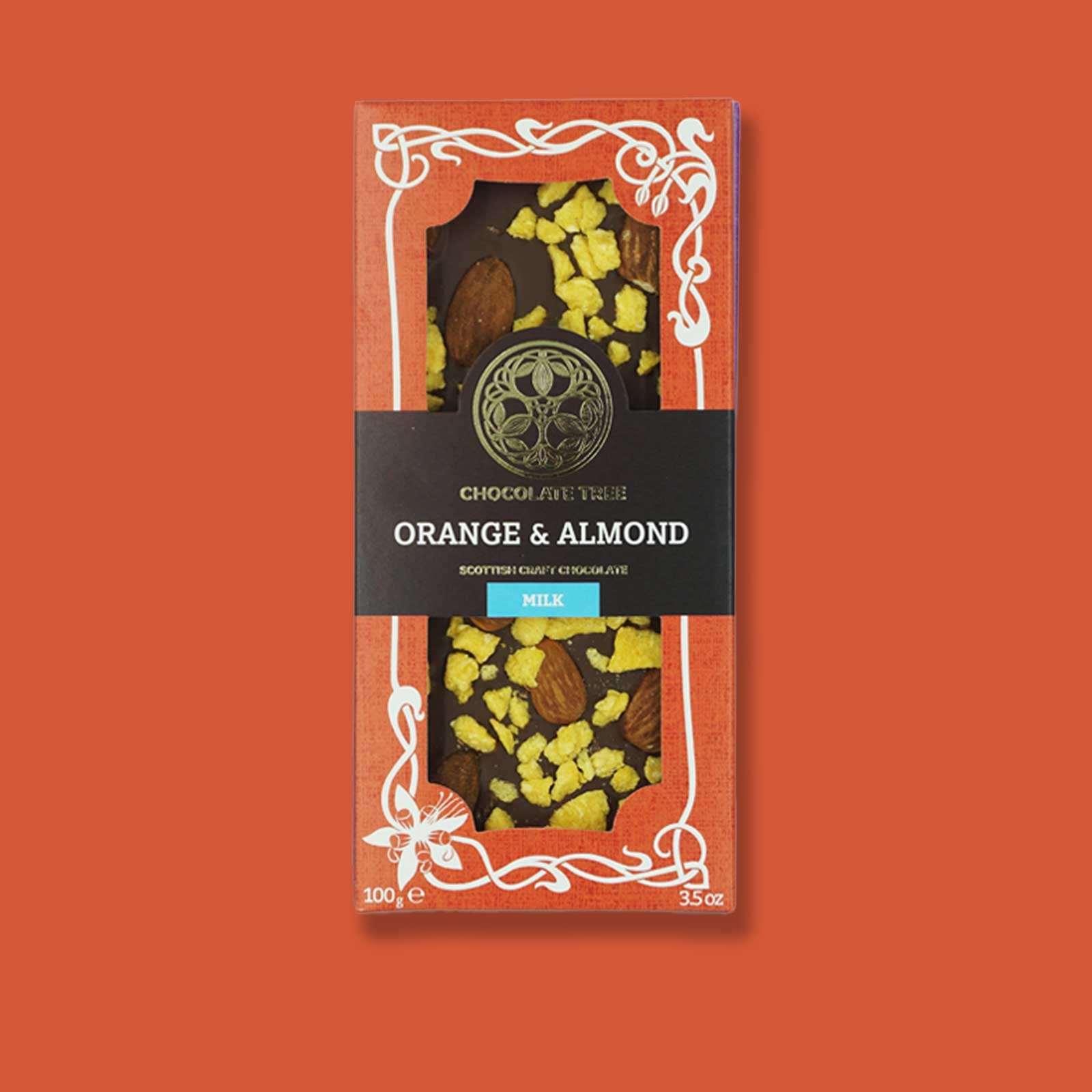 Delikat choklad med apelsin & mandel