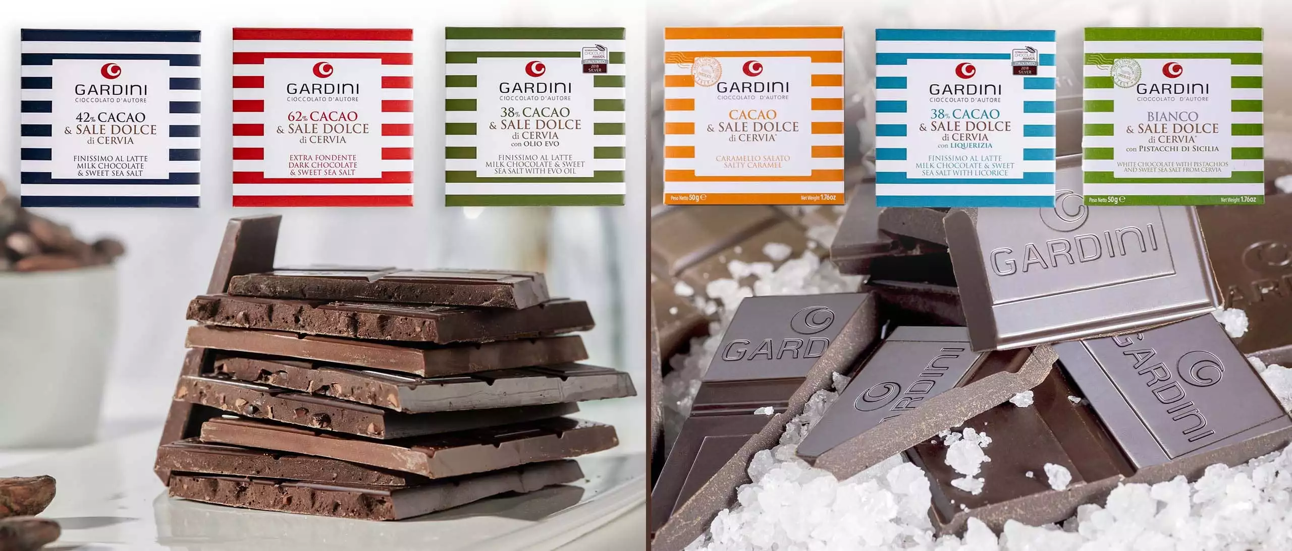 Gardinis choklad med havssalt
