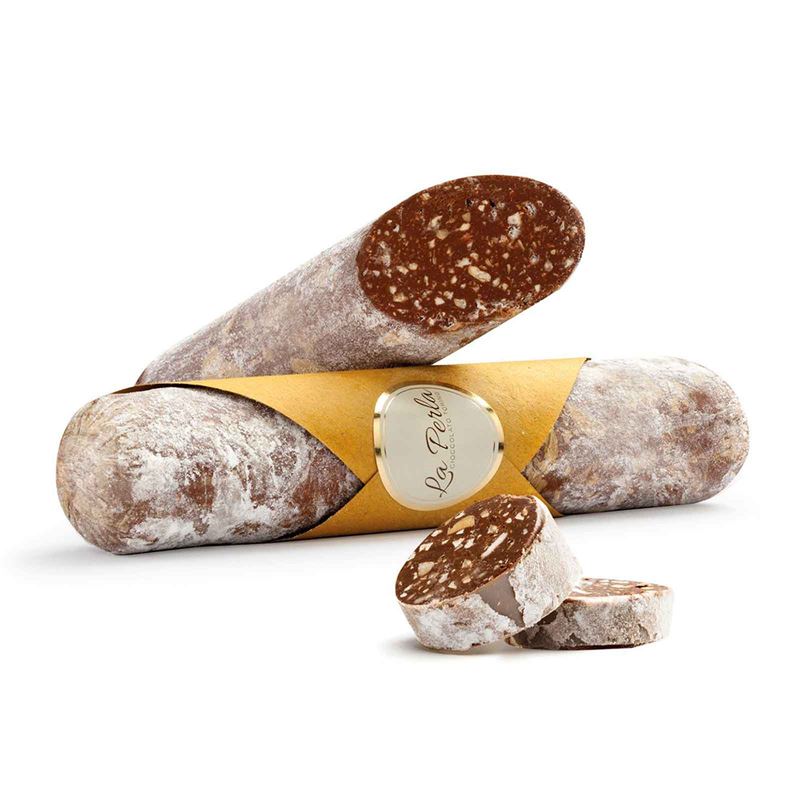 Tryffelsalami Choklad/Hasselnöt/Torrone