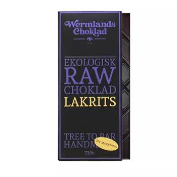73% rawchoklad med lakrits