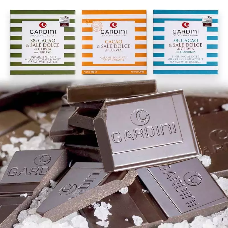 Gardinis choklad med havssalt