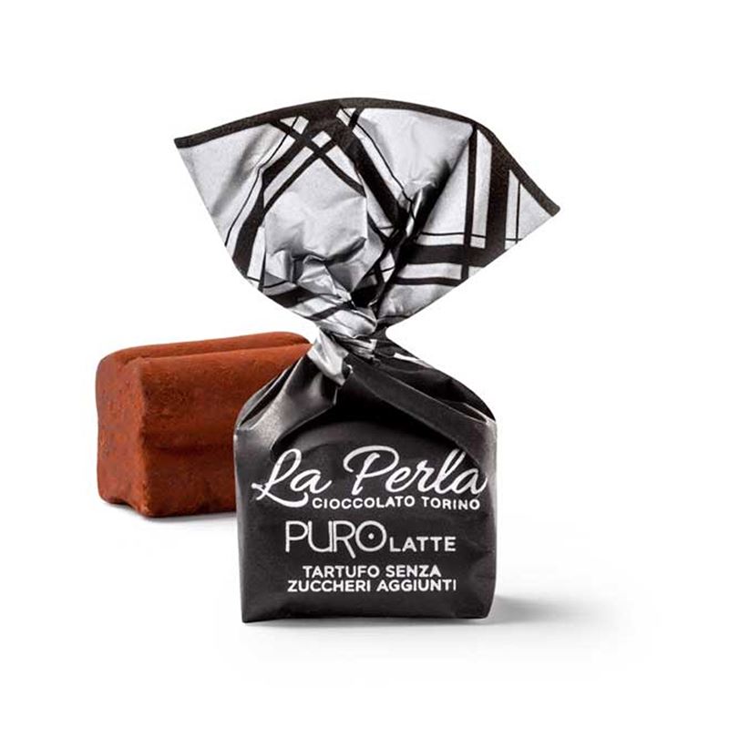 Mjölkchokladtryffel med hasselnötter - sockerfri