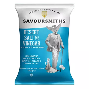 Ökensalt- & vinägerchips – 150g